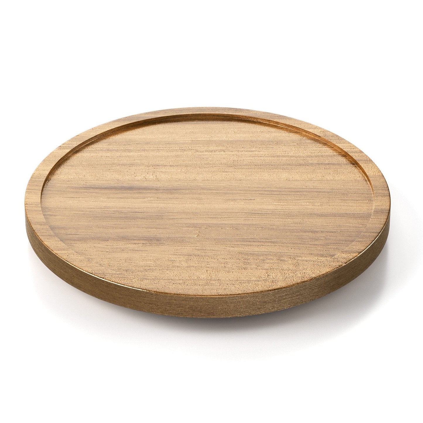 LAMU Lazy Susan Turntable Organizer, 9 inch Wooden Lazy Susan Cabinet, Dining Table, Storage Room, Countertop, Cabinet, Bathroom Organization