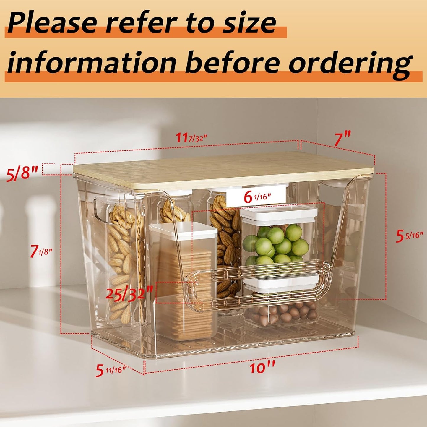 LazySpin 2 Set Pantry Organizers and Storage Bin