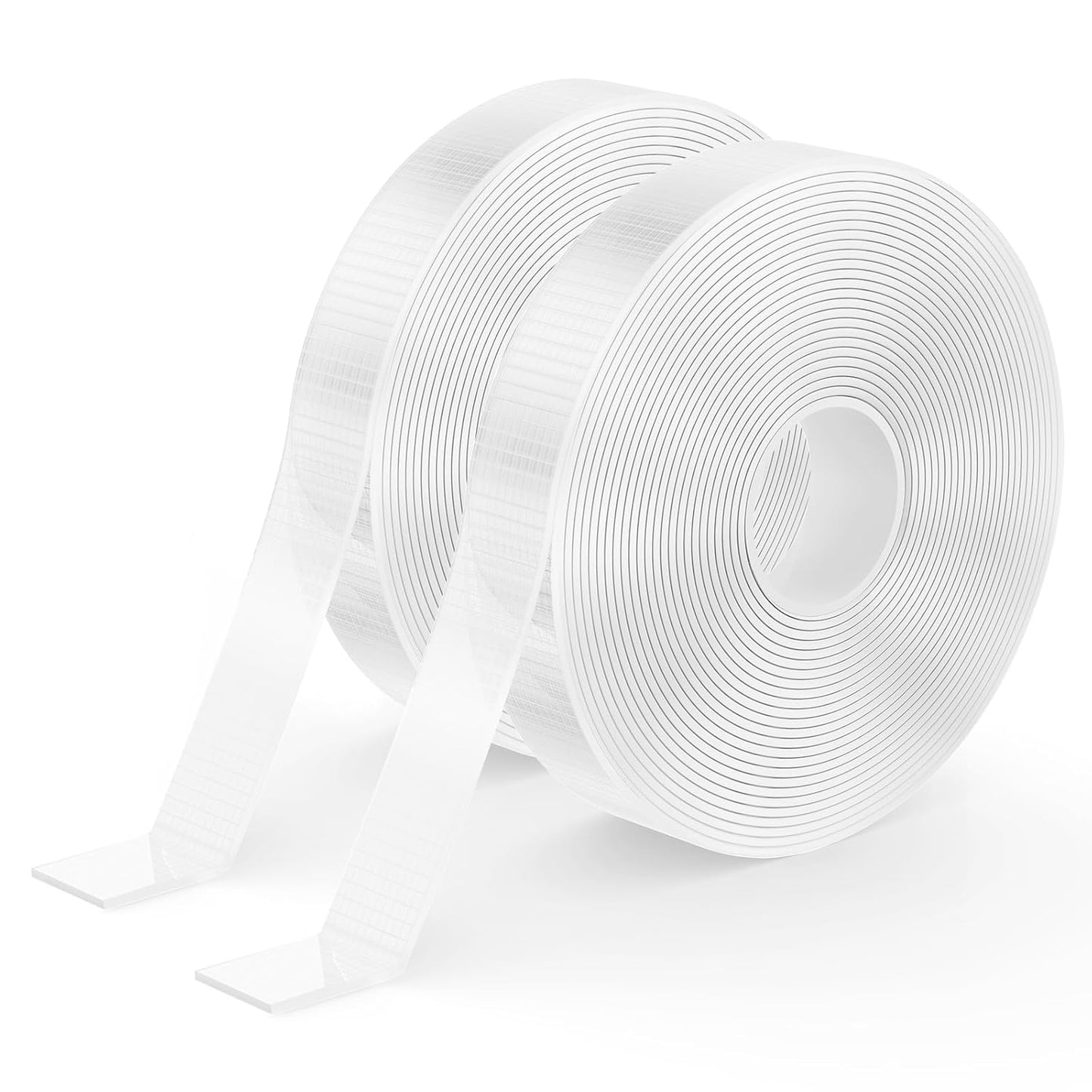 LazySpin Double-Sided Tape Heavy Duty, 32.8ft Mesh-textured Mounting Nano Tape
