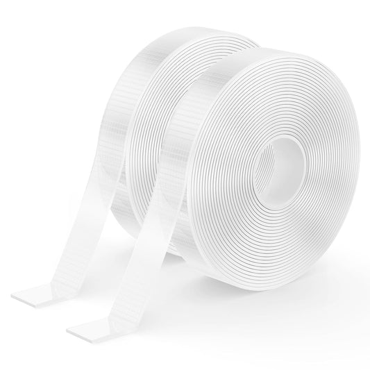 LazySpin Double-Sided Tape Heavy Duty, 32.8ft Mesh-textured Mounting Nano Tape