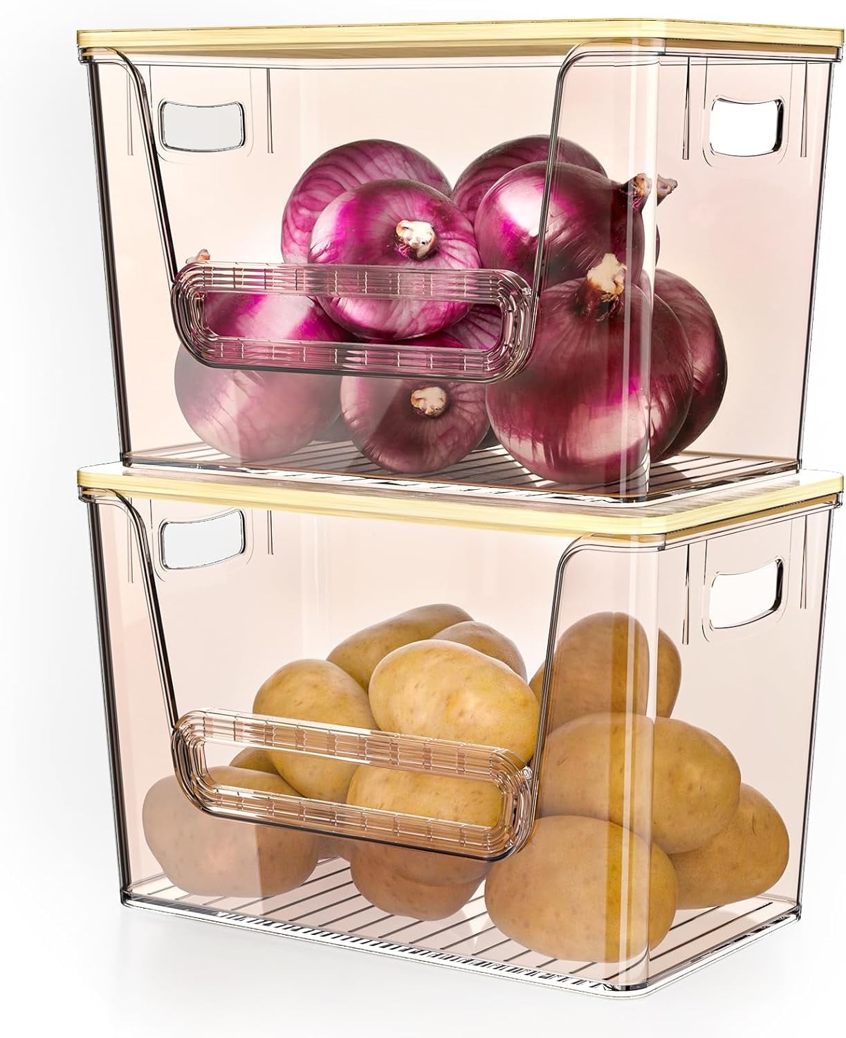 LazySpin 2 Set Pantry Organizers and Storage Bin
